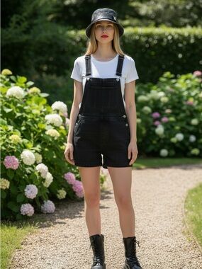 Gucci Black Bucket Hat with Subtle Logo